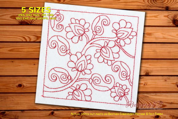 Abstract Flower Pattern Review for Personalized Gifts